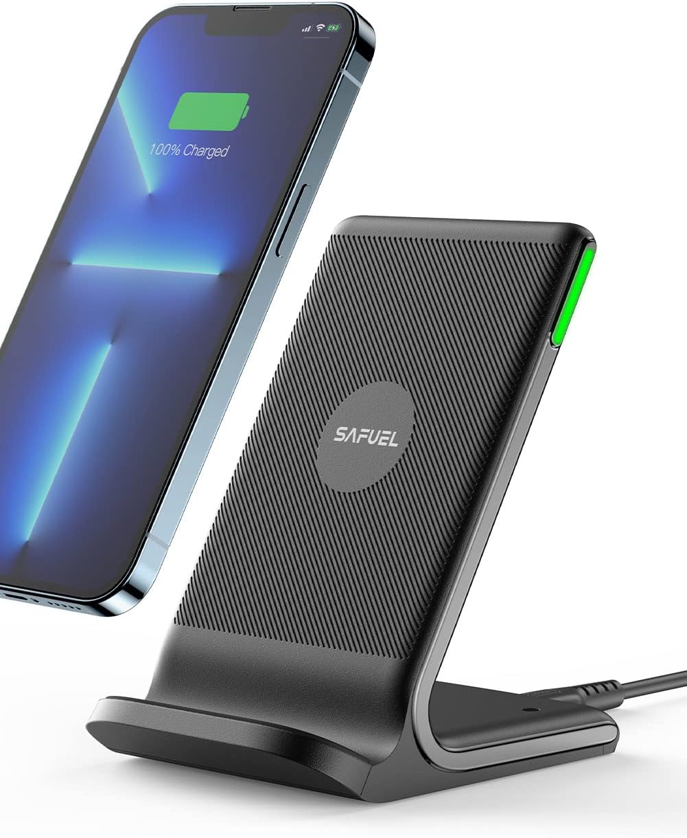 Wireless Charger, 15W Fast Wireless Charging Station martall.pk