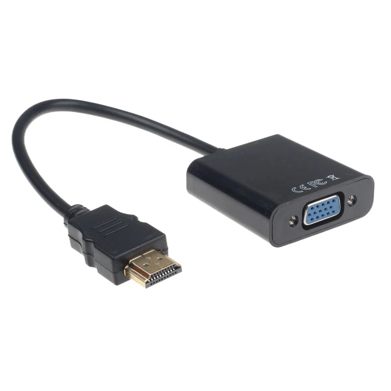 Inassen HDMI to VGA With Audio Converter Adapter  ...