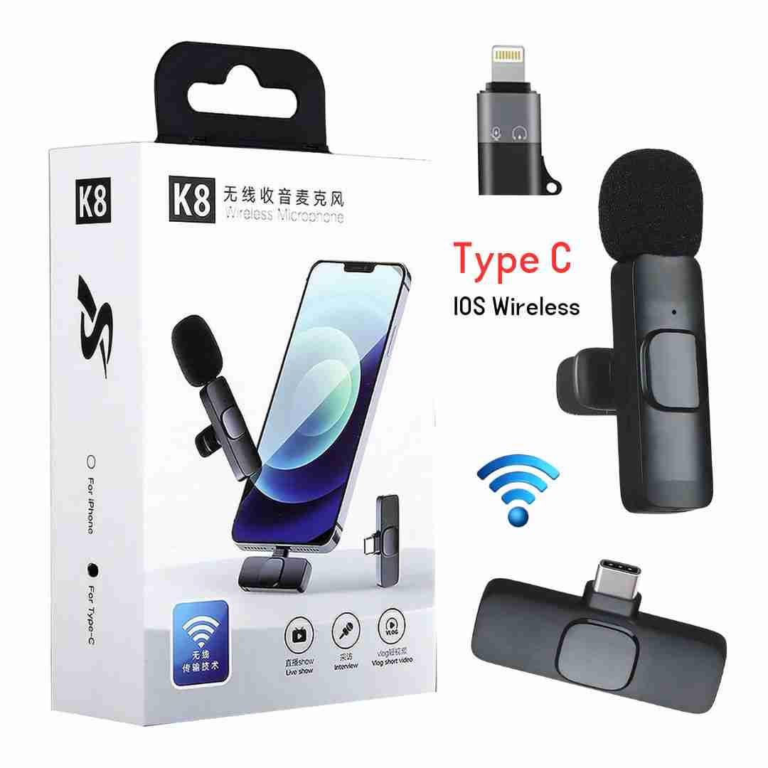 K8 Wireless Microphone for iPhone Martall.pk...
